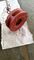 Kırmızı Santrifüj Pompa Parçaları Savaş - 6 Vanes Kapalı Tipinde Adam Pompa Kırmızı Pervane